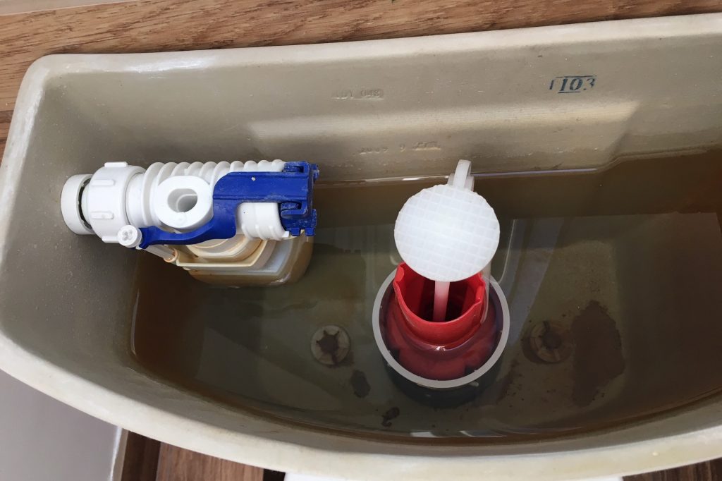 Mécanisme de chasse d'eau avec bouton double flux pour réservoir WC